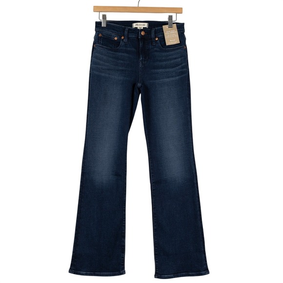 Madewell Denim - Madewell Kick Out Full Length Jeans Mid Rise Dark Wash Size Waist 26P